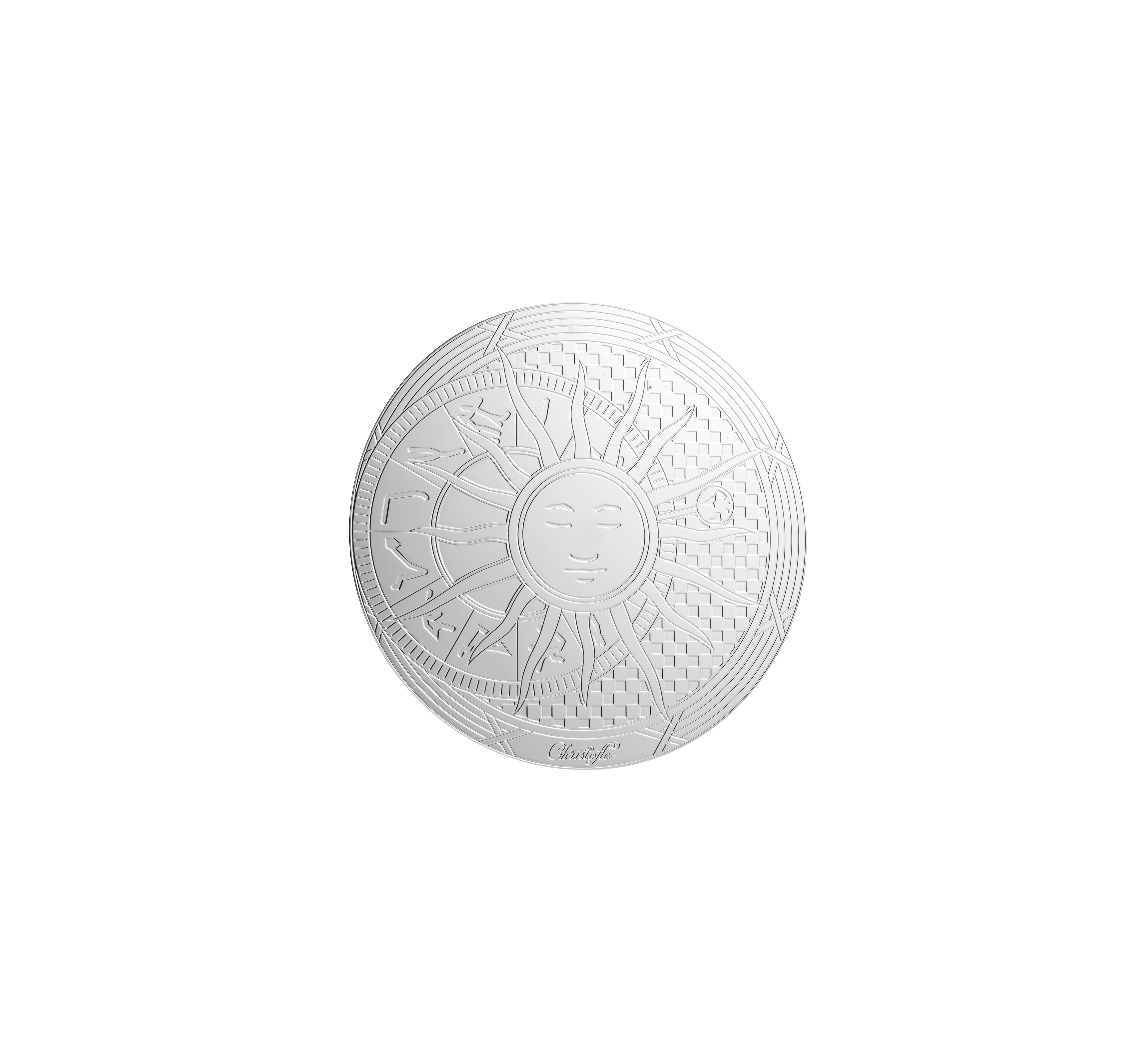 Set of 2 coasters Rêve Cosmique Palladium Plated